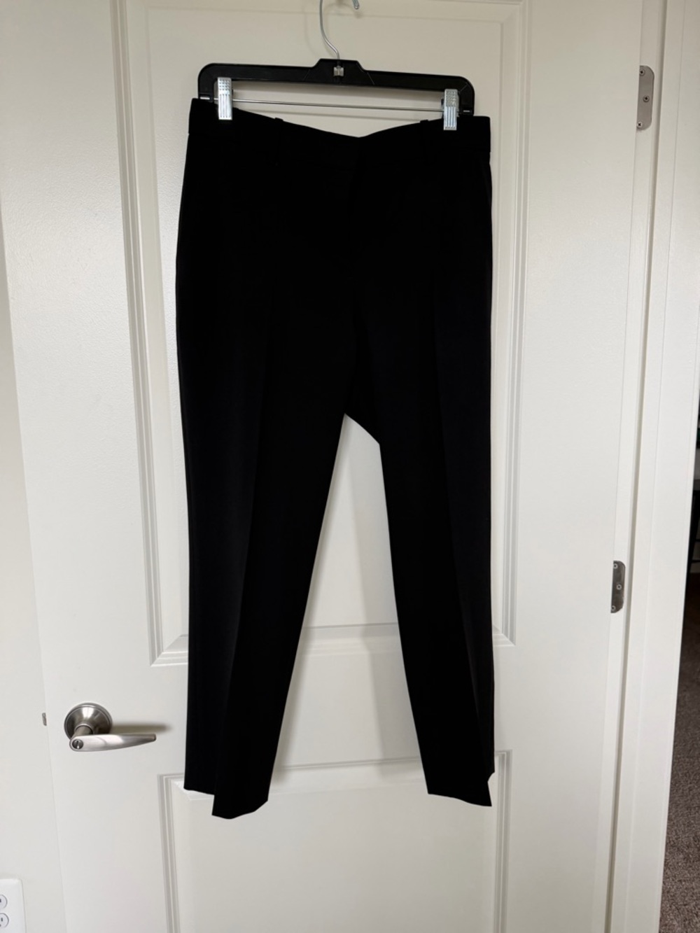 Theory Black Cropped Ankle Pants